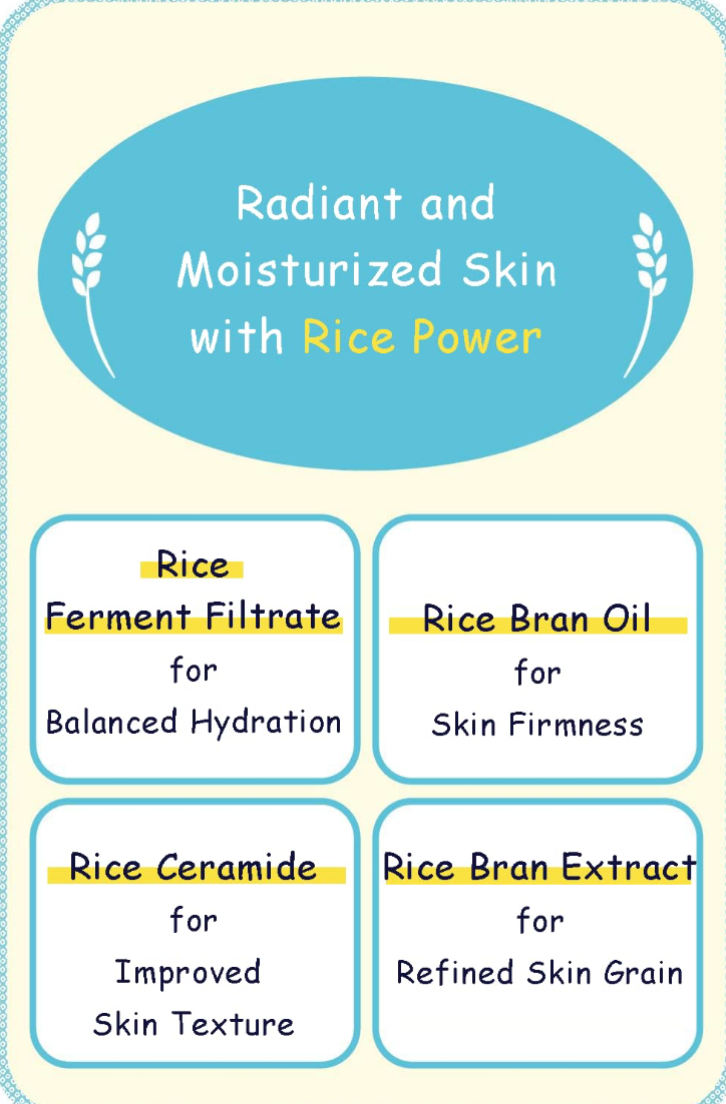 Rice Face Mask for Keana Nadeshiko Dry Skin Moisturising Firmness Elasticity
