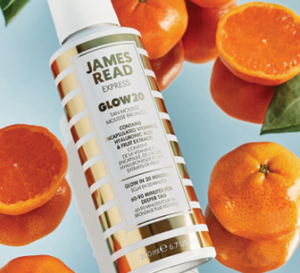 GLOW20 EXPRESS  mitrinošas un nostiprinošas putas sejai un ķermenim