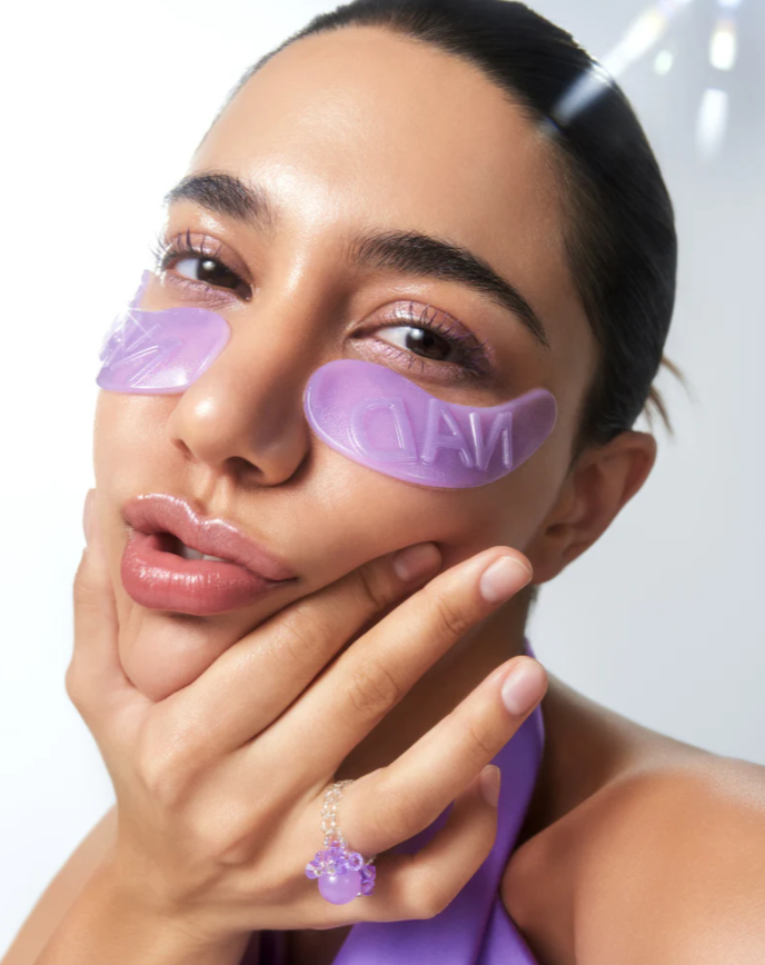 Acu plāksteri pret grumbām, 5 pāri -Numbuzin No.9 NAD+ Collagen Under Eye Patches