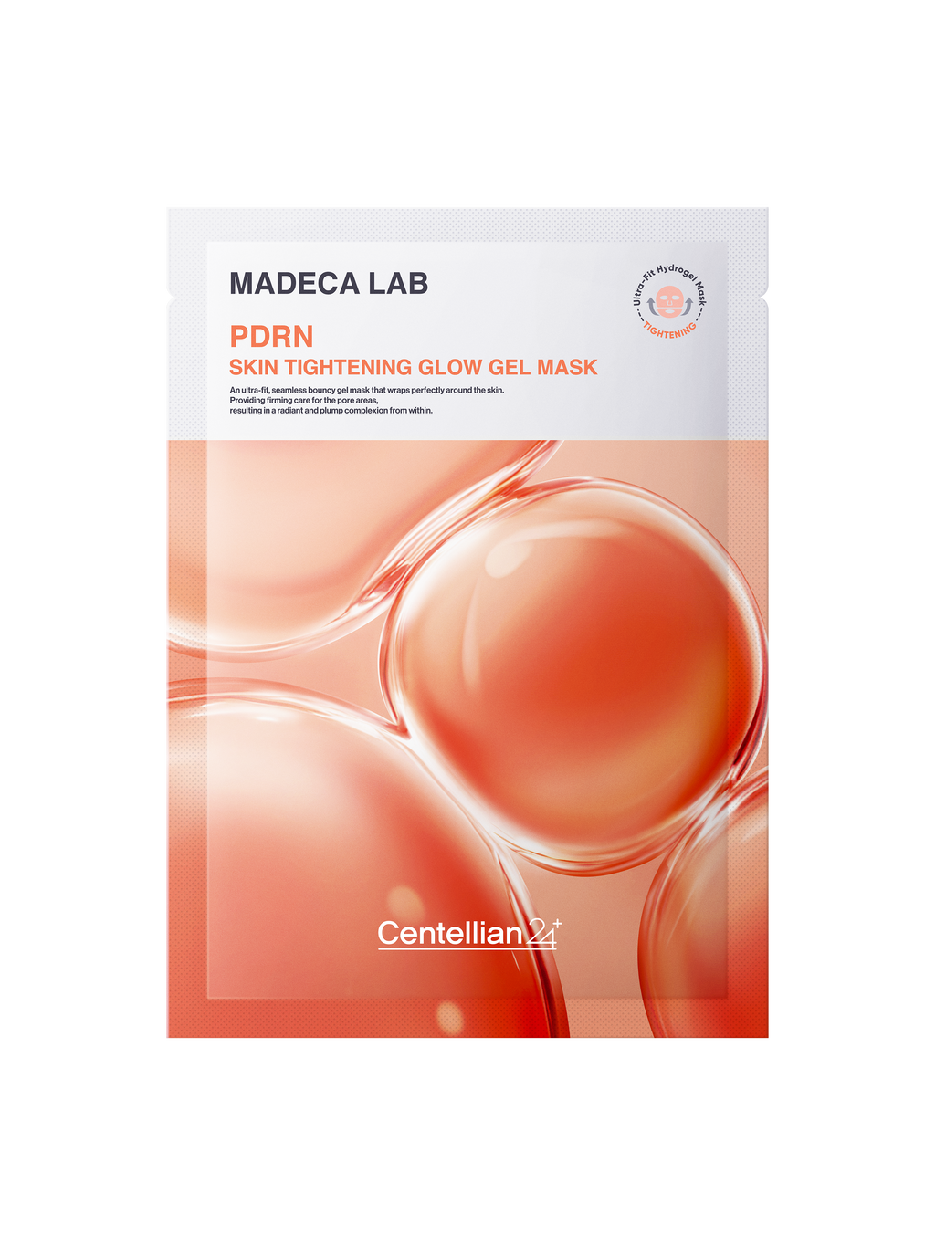 Nostiprinoša un mirdzumu piešķiroša gēla sejas maska (5gab)