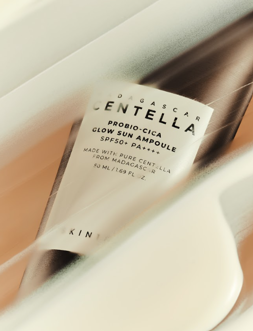Sauļošanas krēms/ SKIN1004 Madagascar Centella Probio-Cica Glow Sun Ampoule 50ml