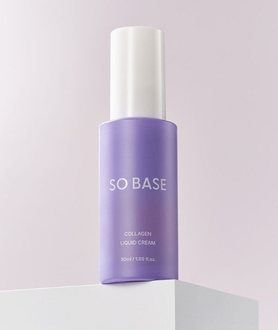 Šķidrais sejas krēms ar kolagēnu SO BASE